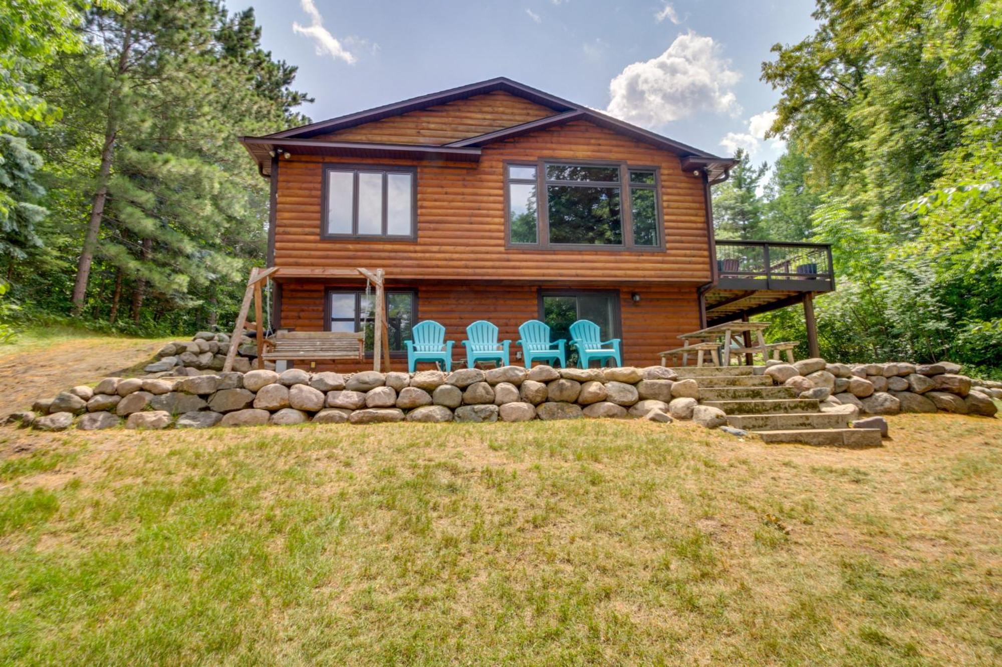 Beautiful Breezy Point Home With Beach And Dock! Pequot Lakes Luaran gambar